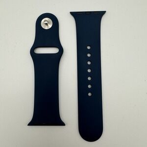 Apple Watch Band Genuine Navy Blue Size S/m 41 MM Silicone OEM Band Authentic